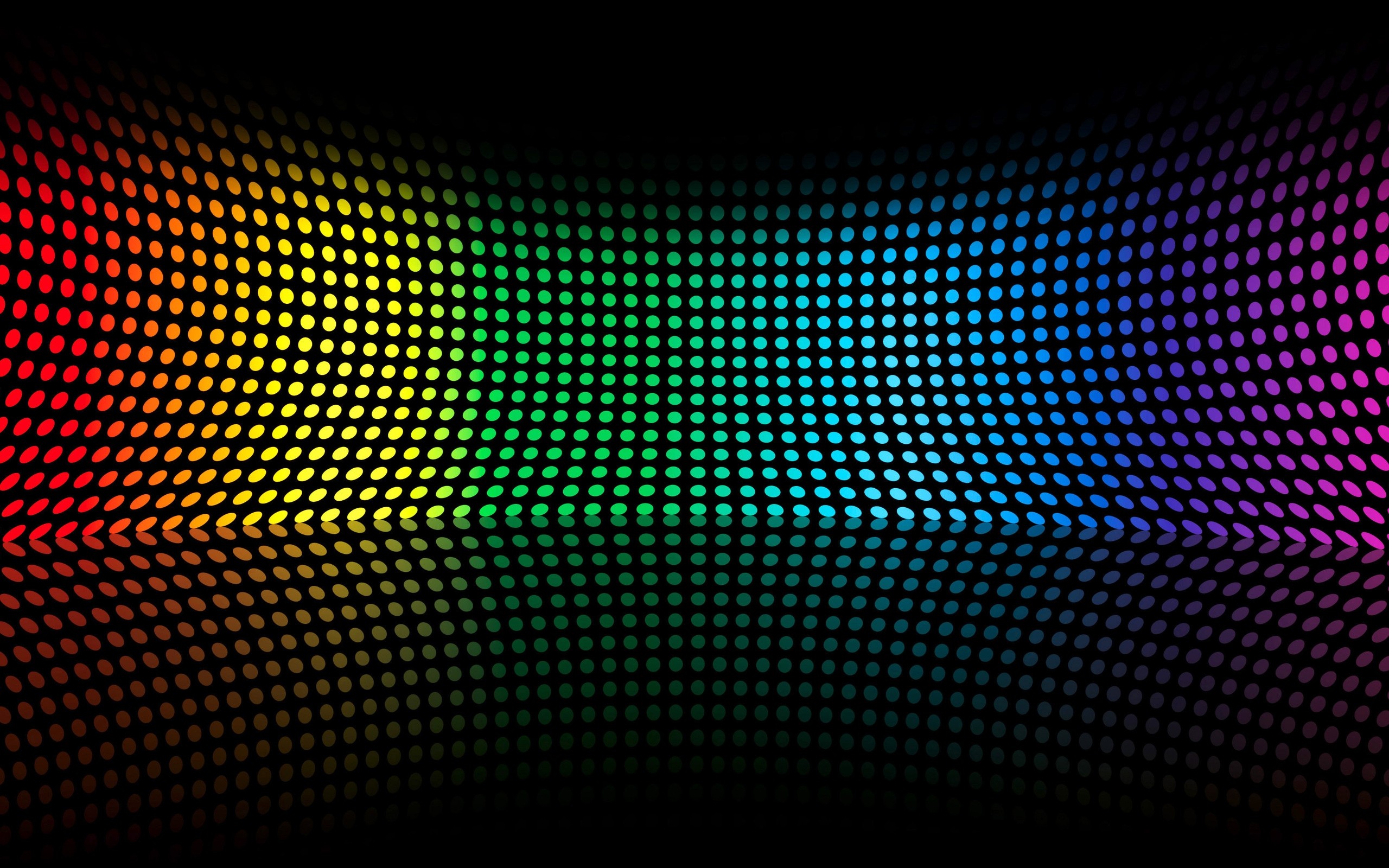 Abstract multicolor rainbows circles  Wallpaper