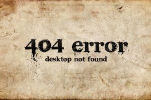 404 computer desktop