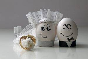 Creative Eggs Wedding