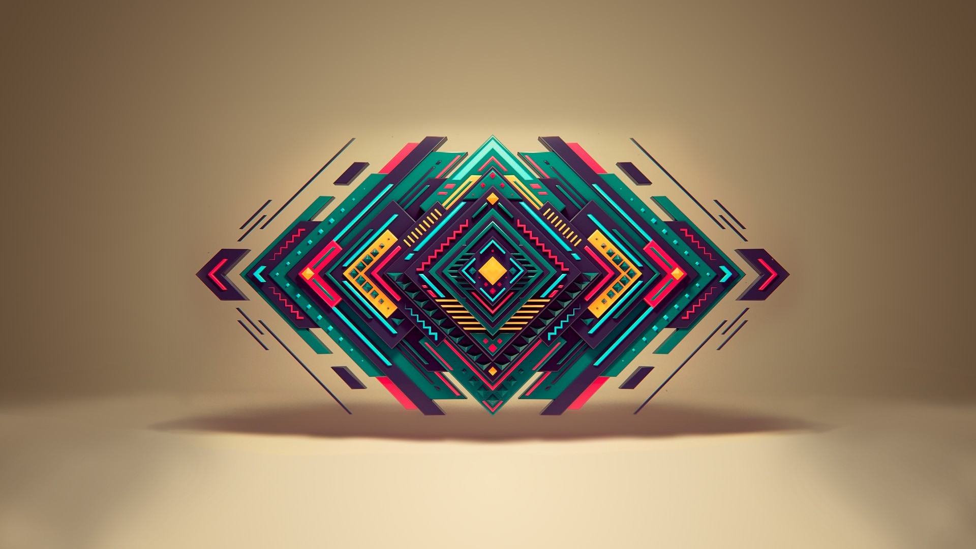 3D Abstract Pattern Wallpaper