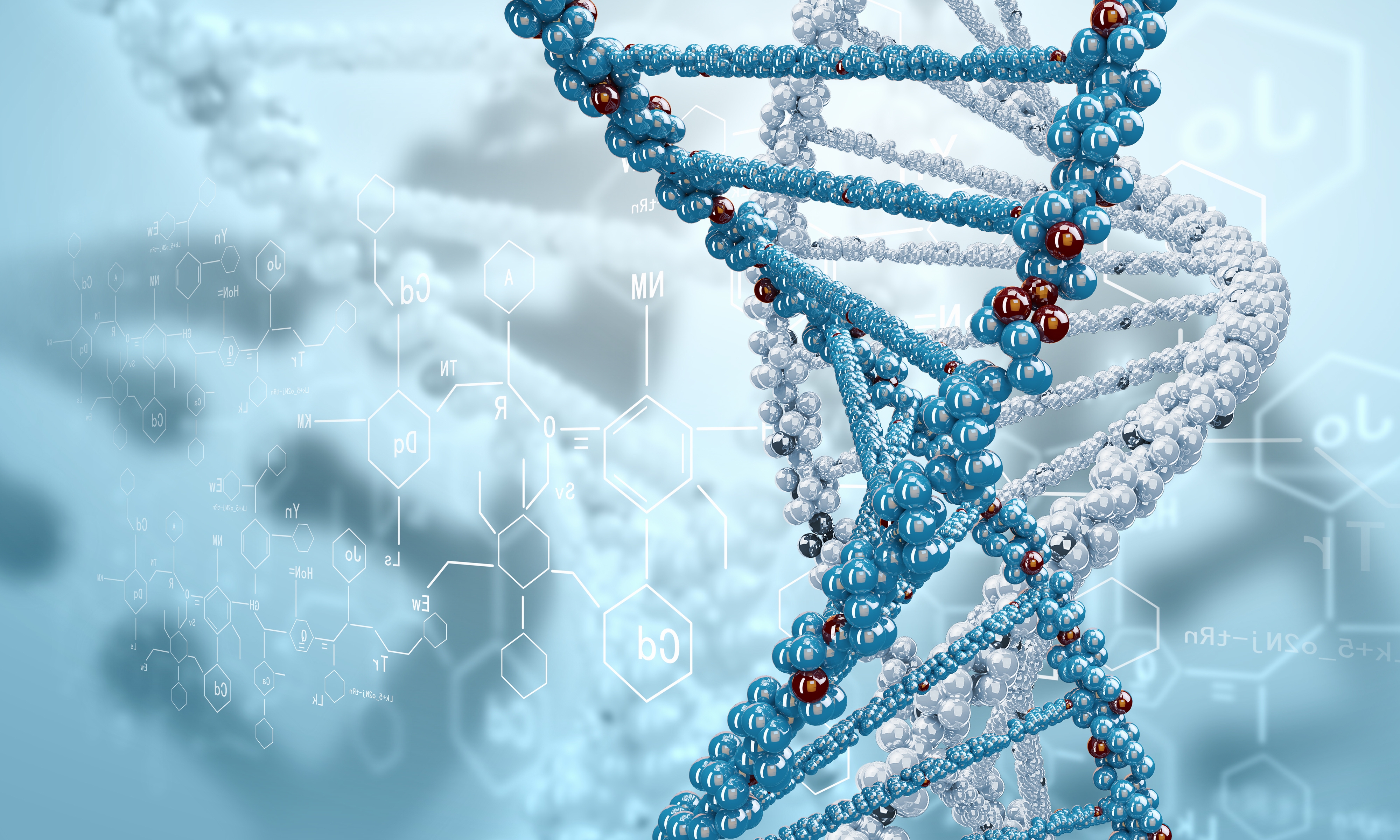 3D DNA Wallpaper