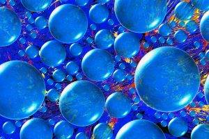 3D Spheres Blue Balls