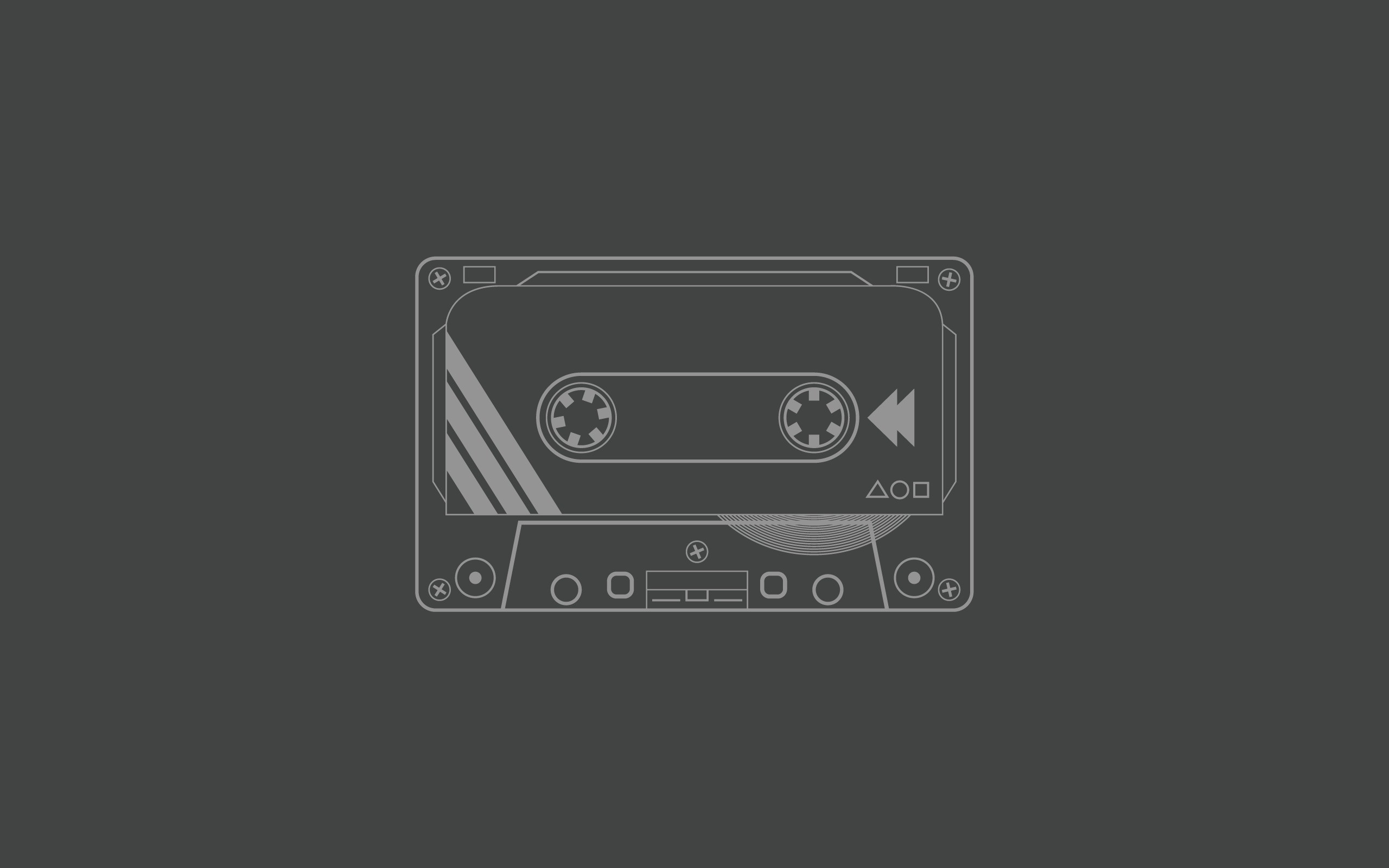 90s Cassette Vector Wallpaper