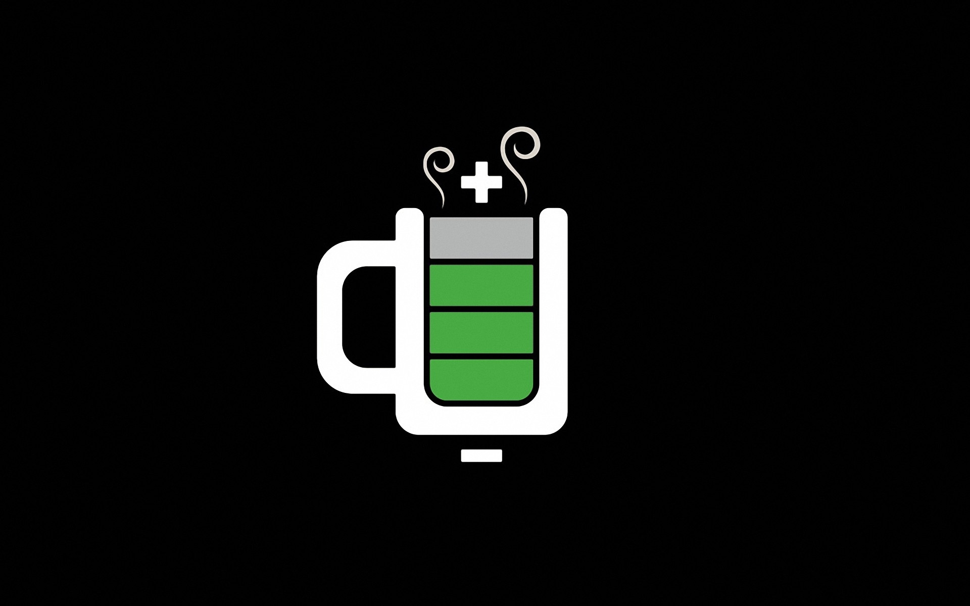 Abstract Battery Cup Wallpaper