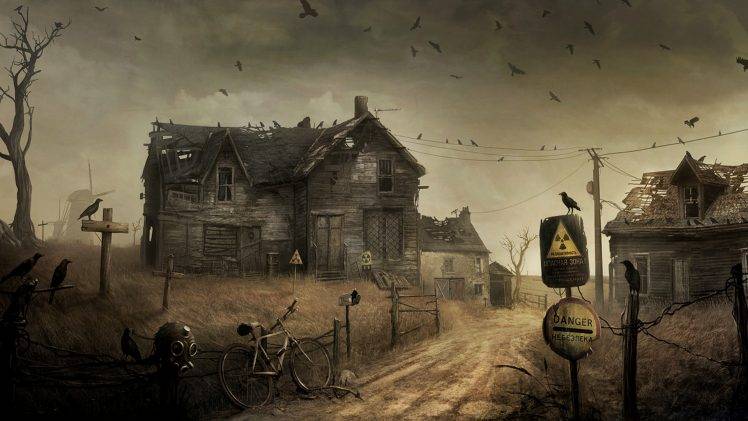 After Apocalypse Dark House Wallpapers HD / Desktop and 