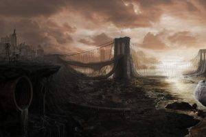 Apocalyptic brooklyn bridge