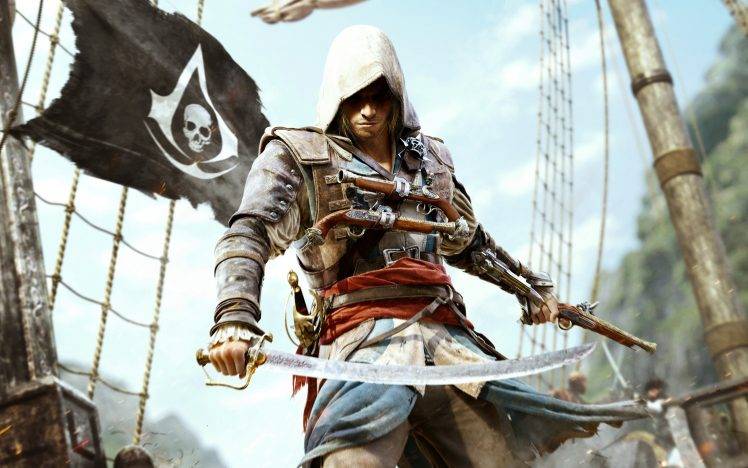 Assassins Creed 4 With Sabre HD Wallpaper Desktop Background