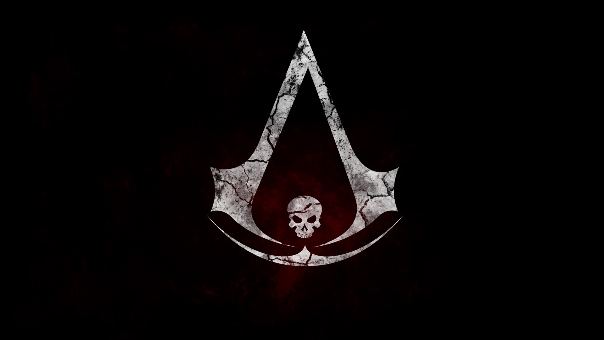 Assassin's Creed Black Flag Logo Skull Wallpaper