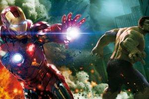 Avengers Movie Hulk And Iron Man