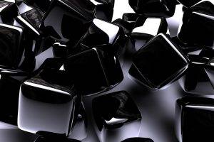 Black Sapphire Cubes