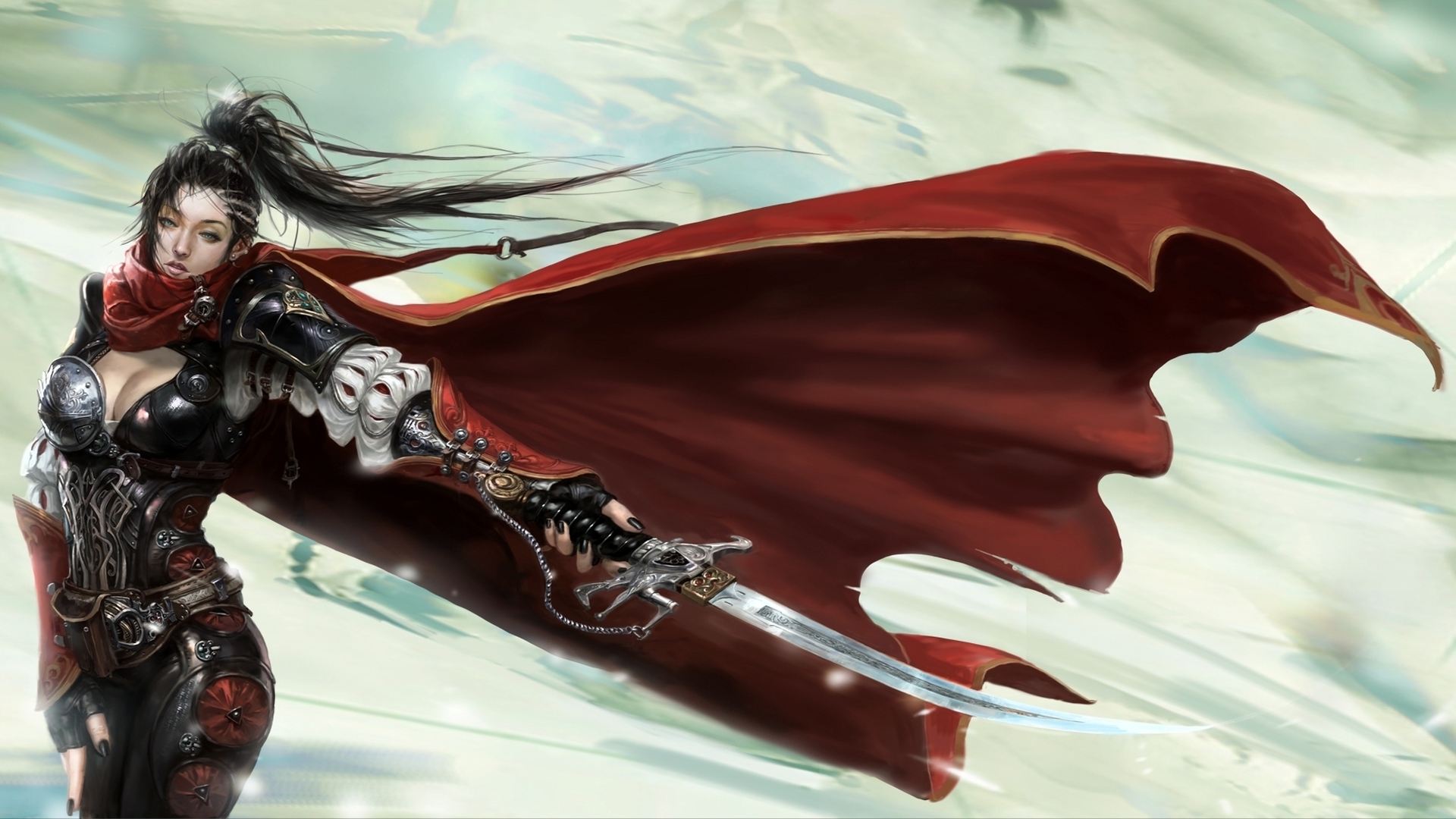 Cloaked woman warrior Wallpapers HD / Desktop and Mobile