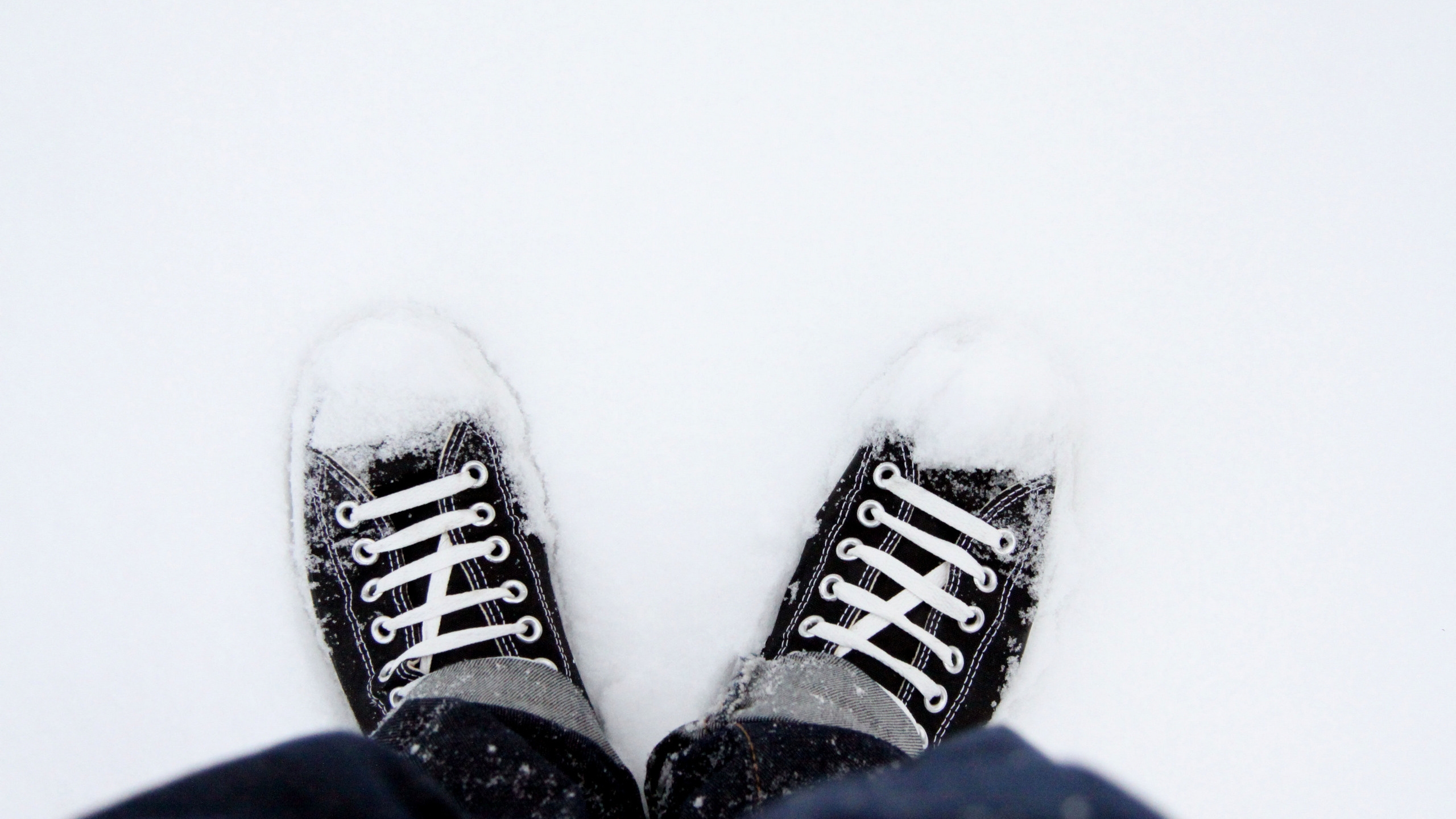 Converse Shoes in Winter Wallpaper