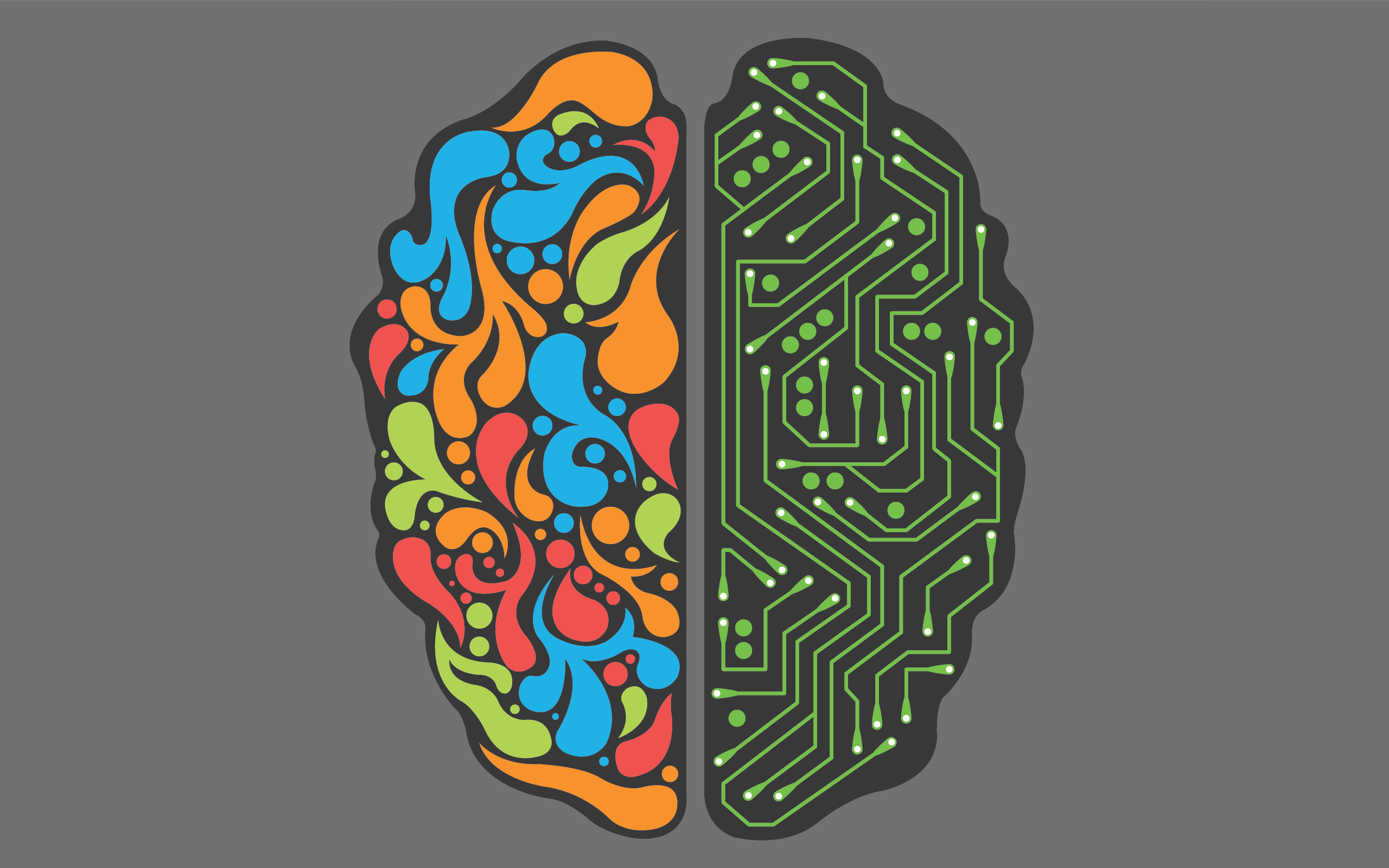 Electronic Engineering Brain Wallpaper