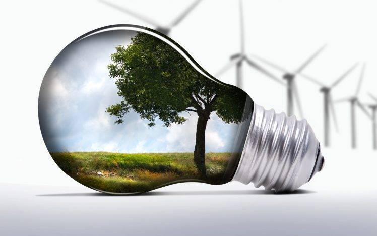 Green Energy – Save Life HD Wallpaper Desktop Background