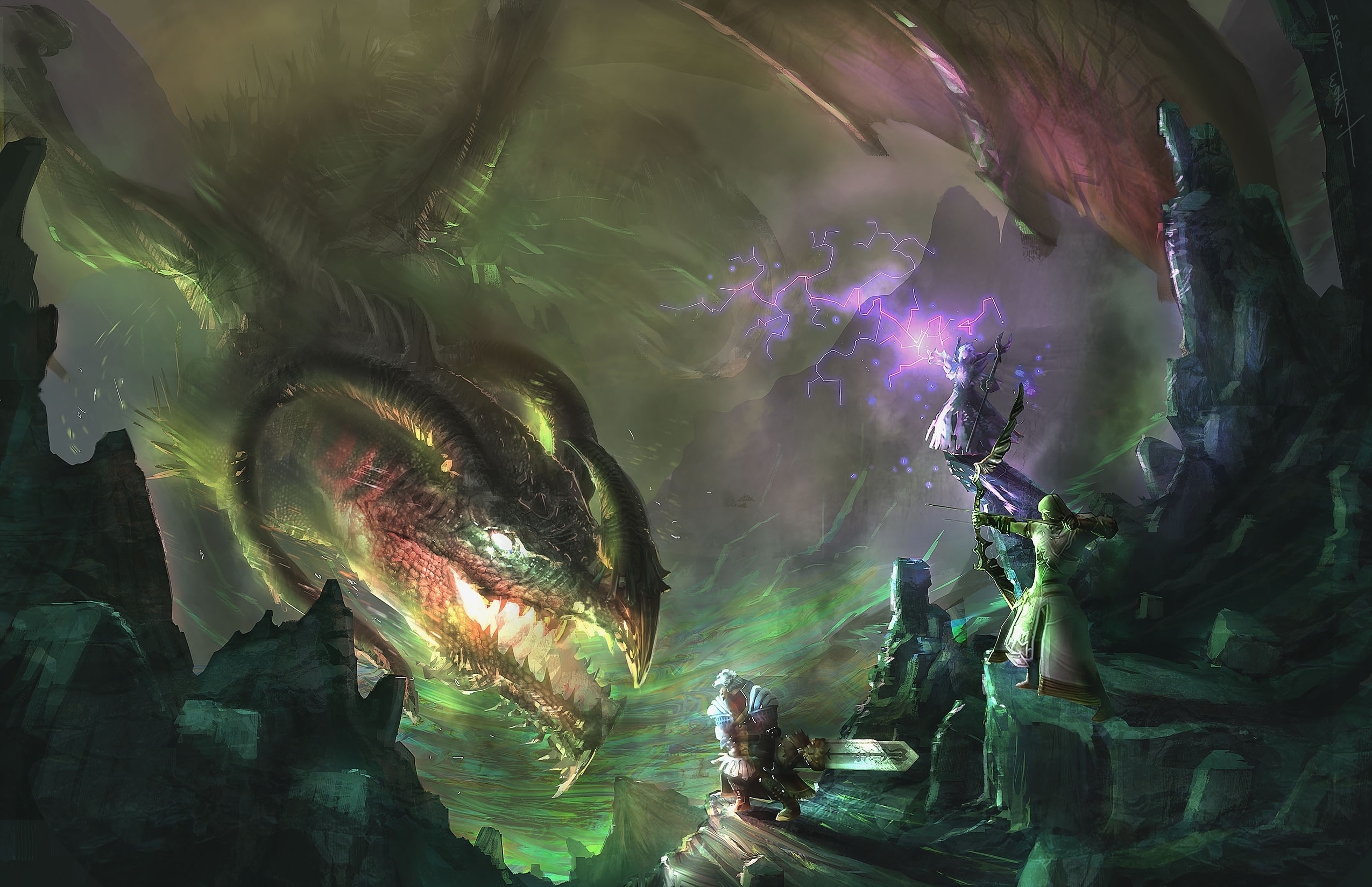 Guild Wars 2 Dragon Wallpaper
