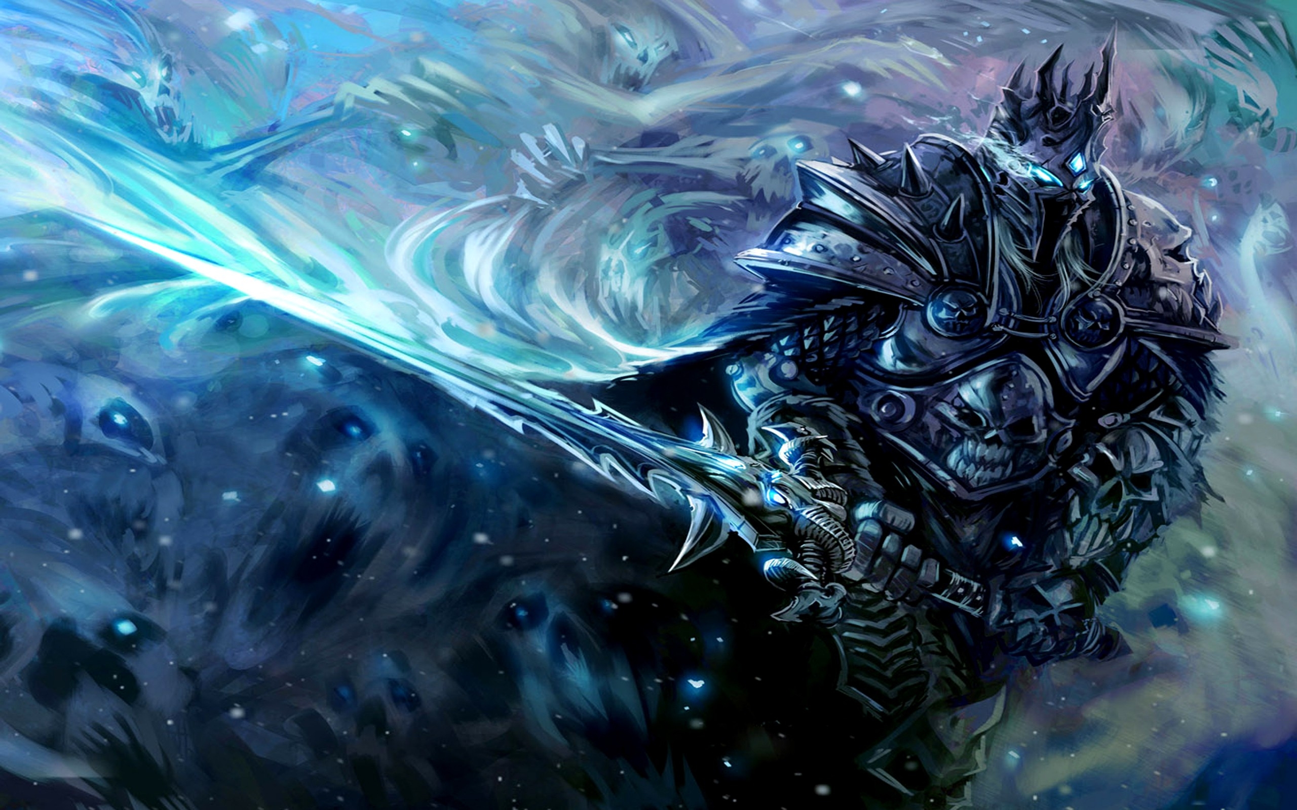 Lich King Arthas Artwork Wallpaper