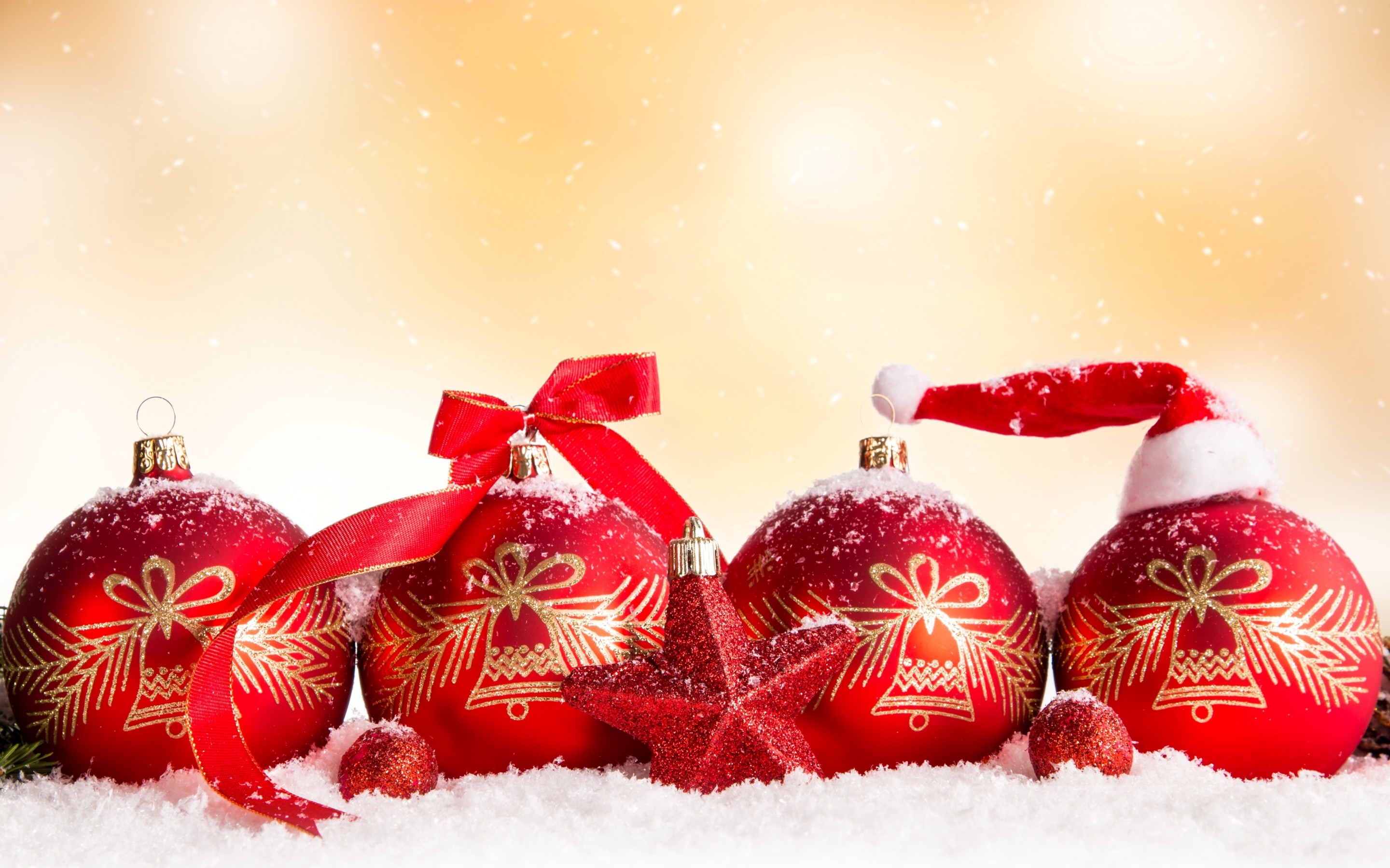 New Year Christmas Ornamental Wallpapers HD / Desktop and Mobile ...