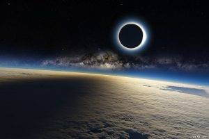 Solar Eclipse in Galaxies