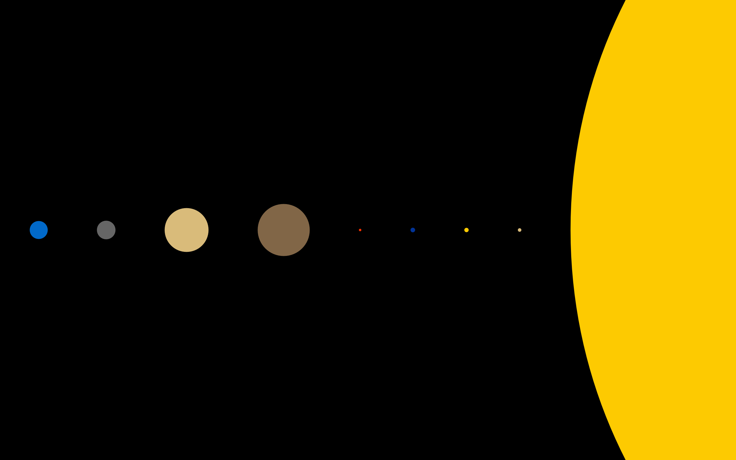 Solar System Vector Wallpaper