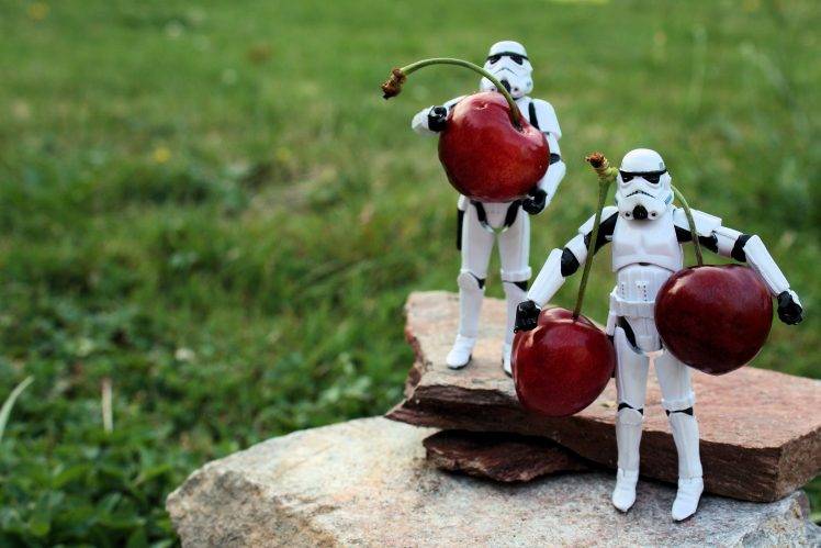 Stormtroopers carry on cherry HD Wallpaper Desktop Background