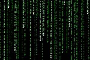 The Matrix Binary Poster