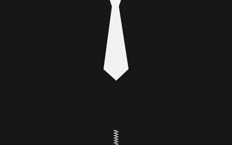 Tie Business Black Vector HD Wallpaper Desktop Background