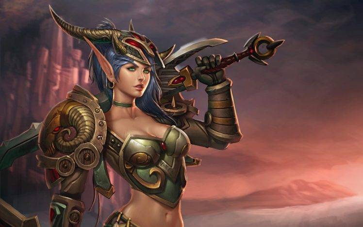Warrior Womans HD Wallpaper Desktop Background
