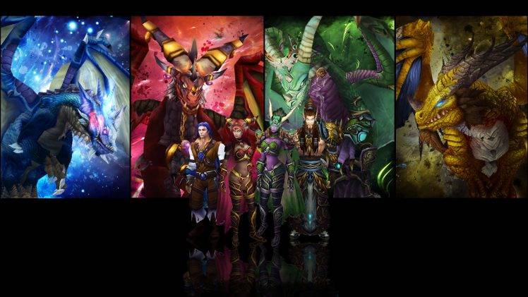 World of WarCraft Alliance Players HD Wallpaper Desktop Background