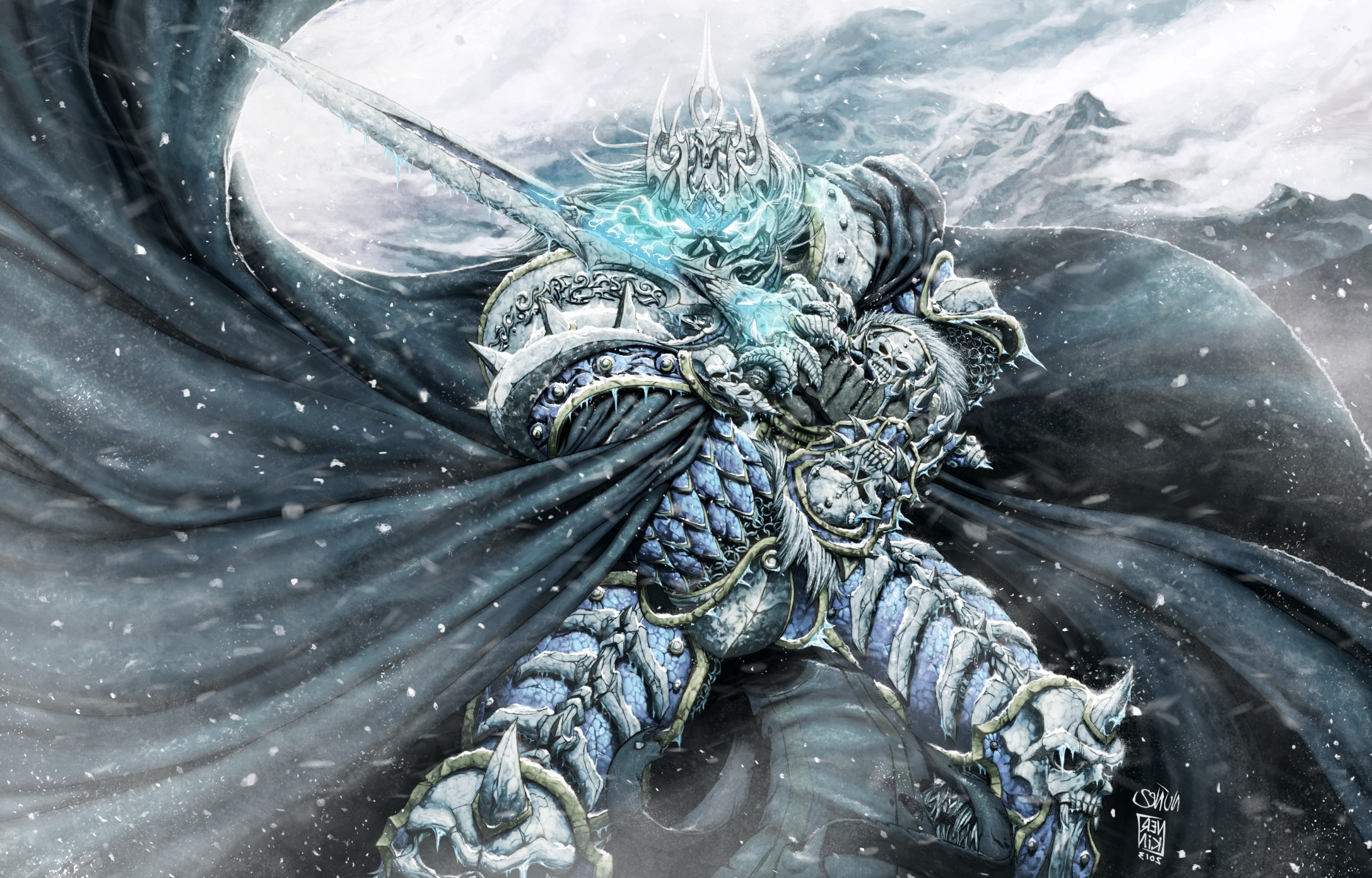 World of WarCraft Arthas of Frost Wallpaper