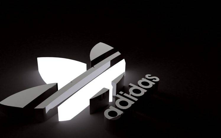 3D Adidas Logo 2 HD Wallpaper Desktop Background