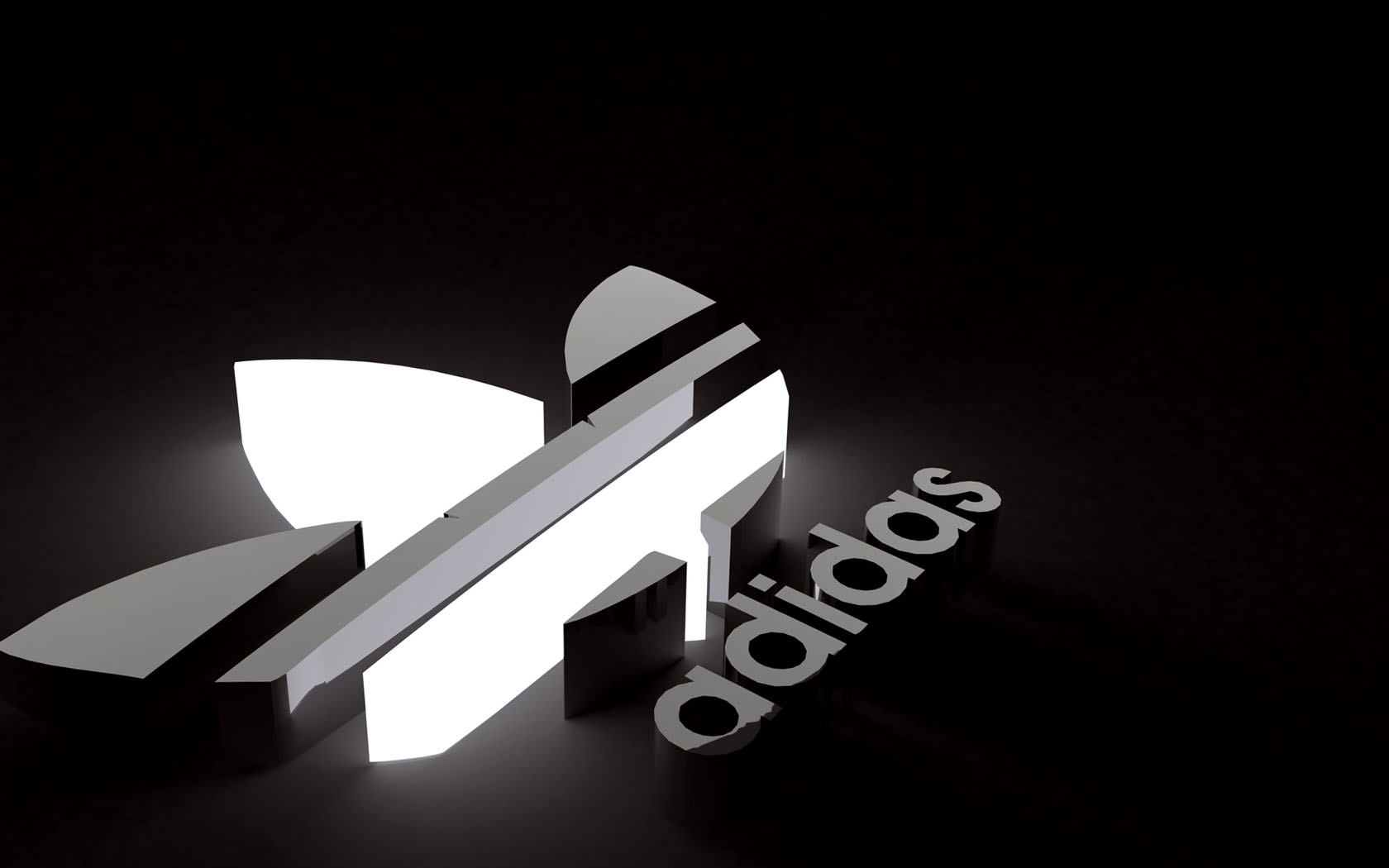 3D Adidas Logo 2 Wallpaper