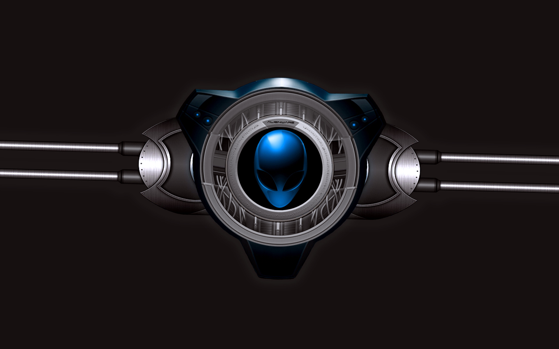 3D Alienware Logo Picture Wallpaper