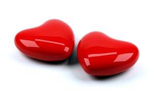 3D Red Heart Love