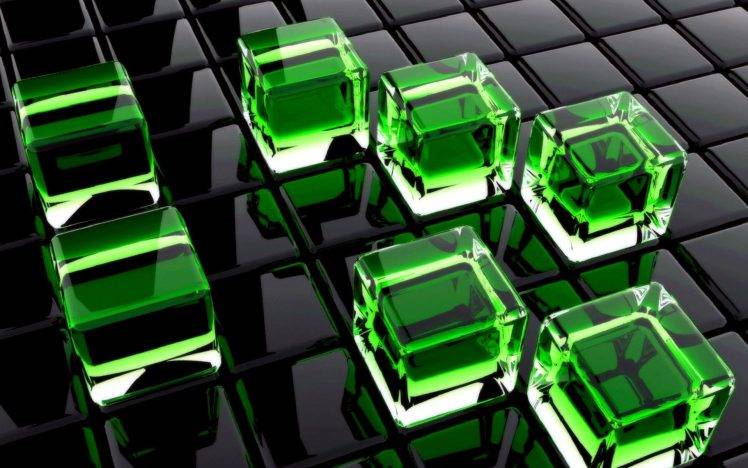 3D Rubik Cube Macro Full HD Wallpaper Desktop Background
