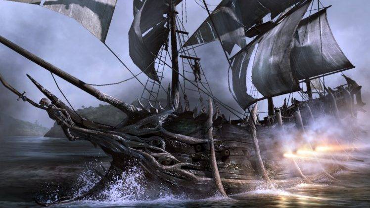 Best Pirate Ship 3D HD Wallpaper Desktop Background
