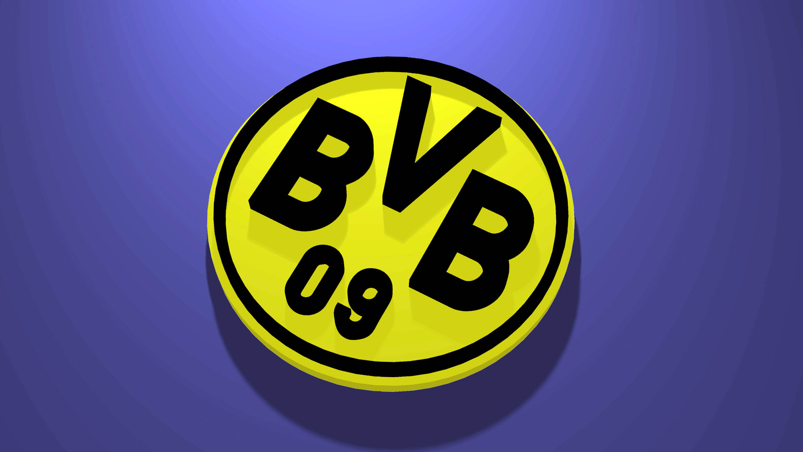 Borrussia Dortmund 3D Logo Wallpaper