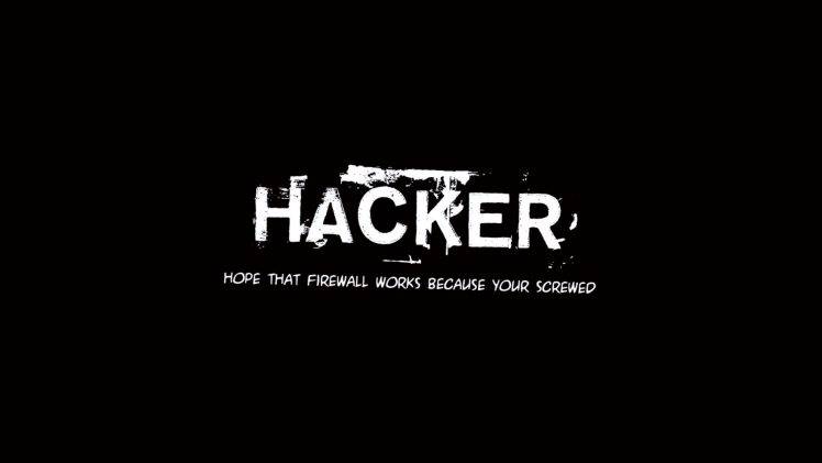 Black Hacker Funny HD Wallpaper Desktop Background