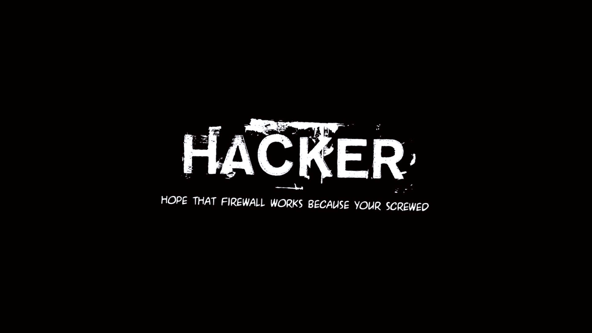 Black Hacker Funny Wallpaper
