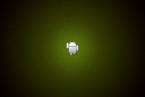 Funny Green Android Logo