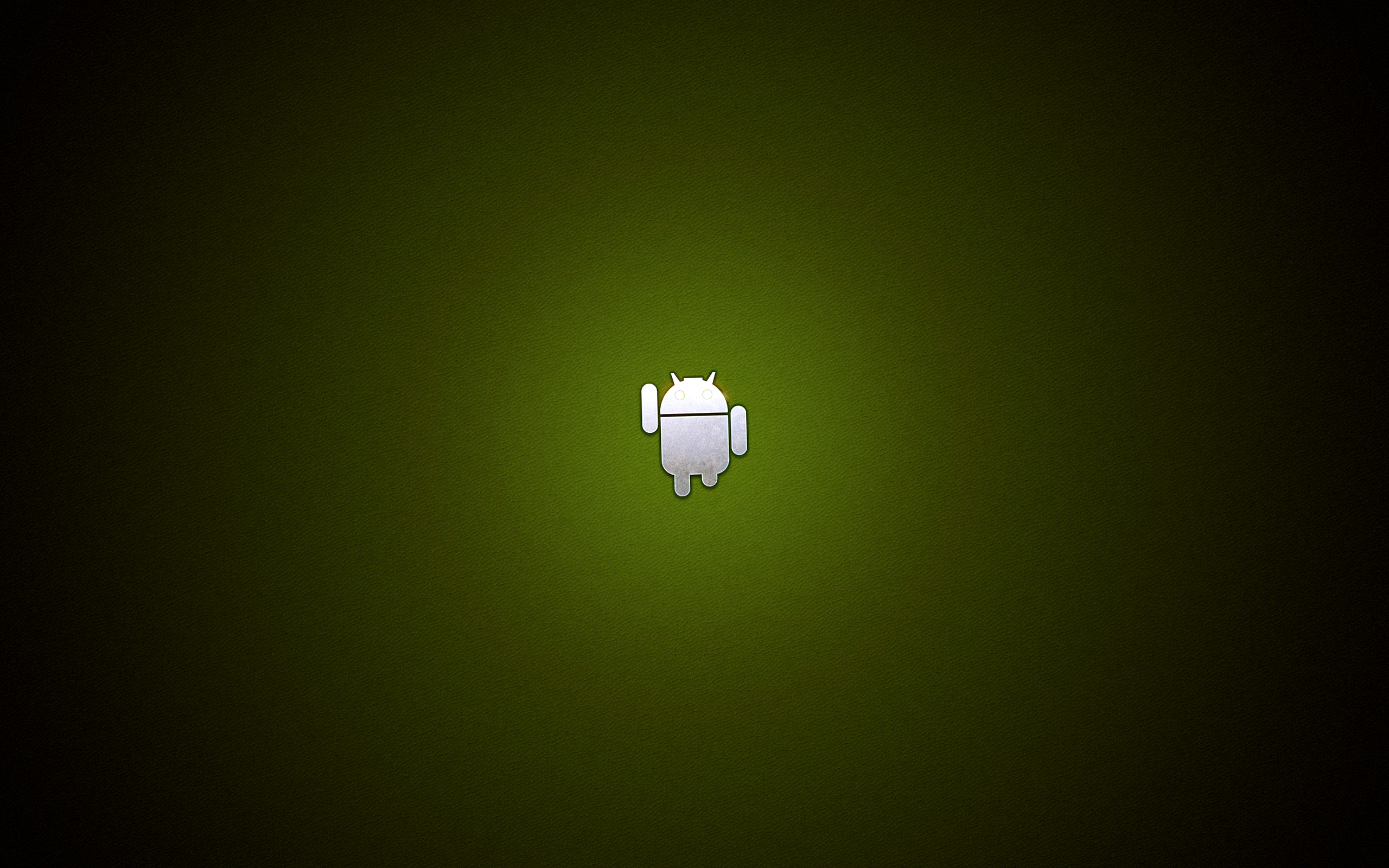 Funny Green Android Logo Wallpaper