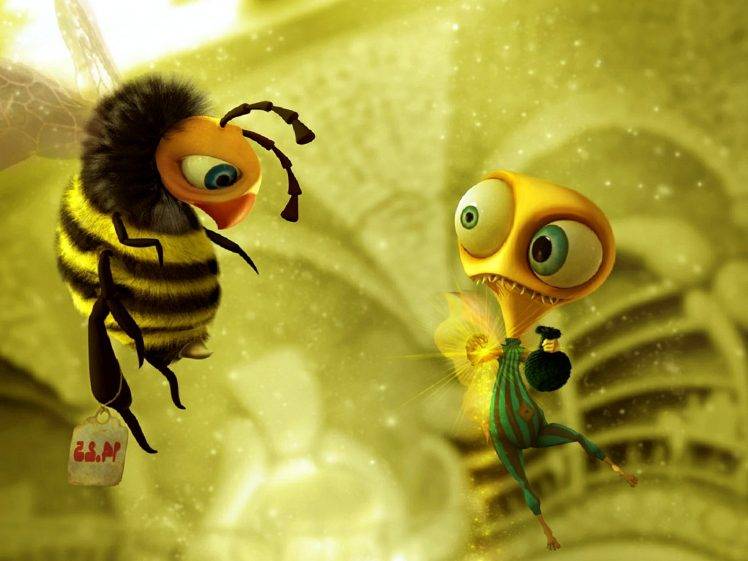 Funny Insect Bee HD Wallpaper Desktop Background