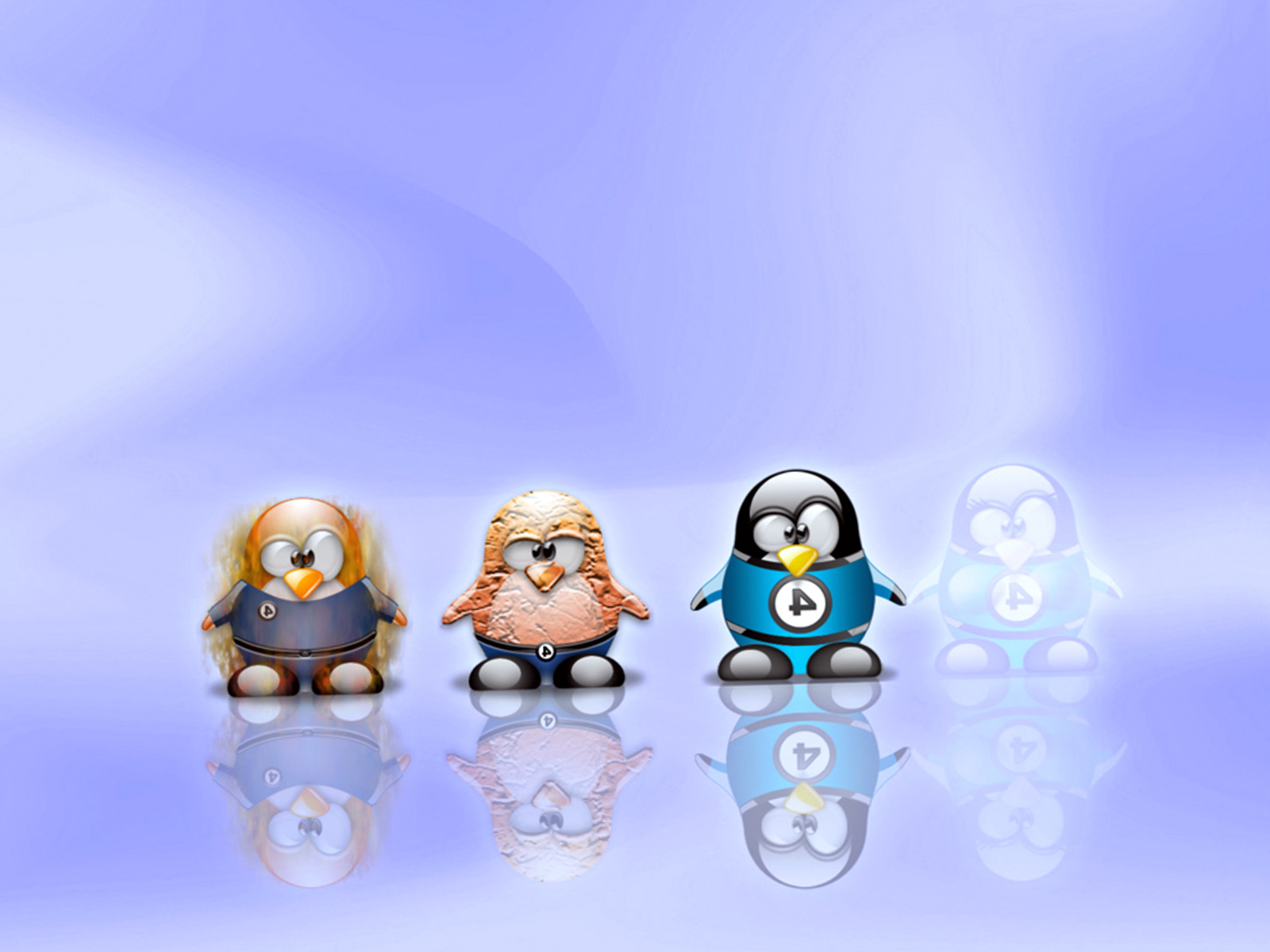 Funny Linux Fantastic 4 Picture Wallpaper