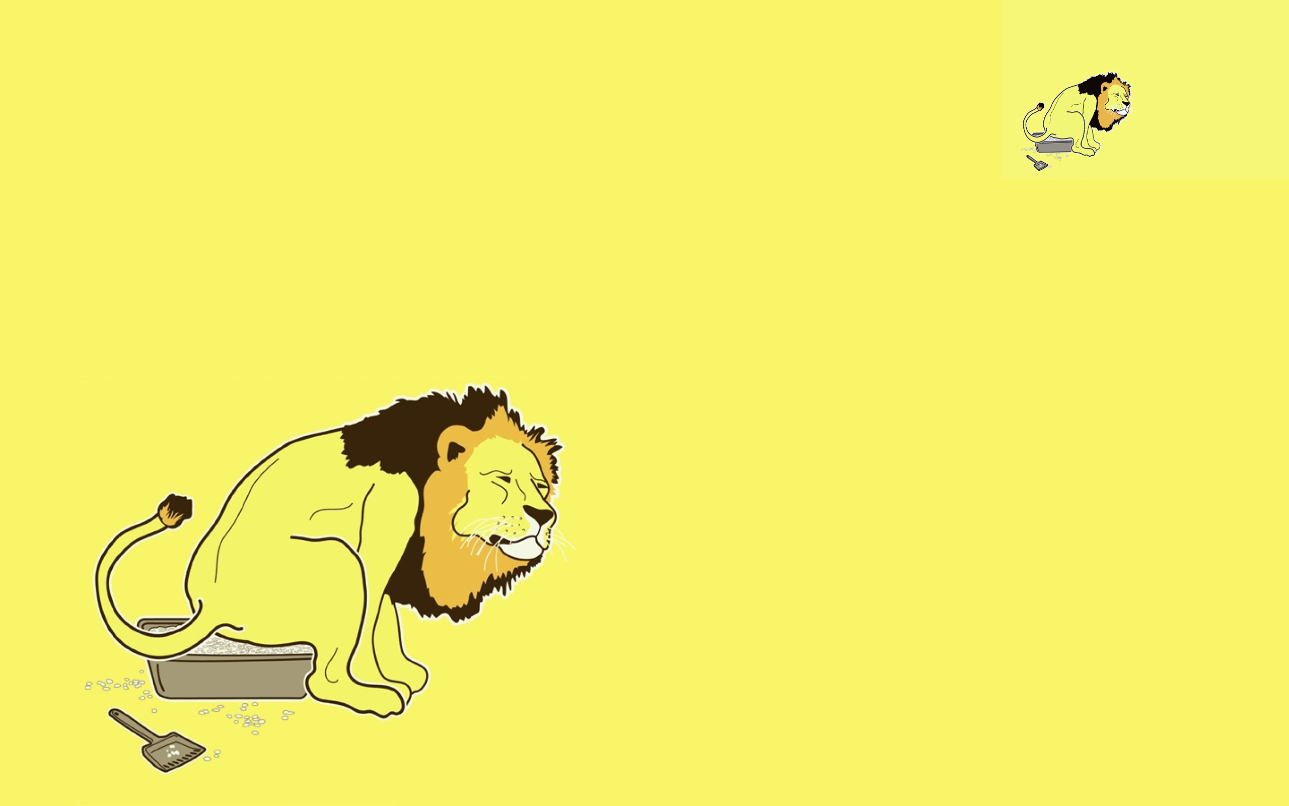 Lion pub Funny Animal Wallpaper