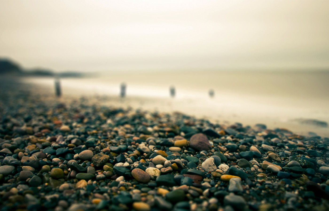 Beach Pebbles Wallpaper