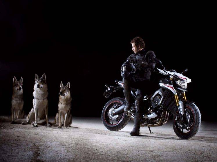 Valentino Rossi And Dog Ads Best HD Wallpaper Desktop Background