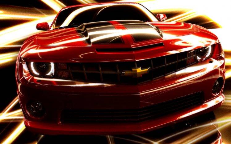 Amazing Red Chevrolet Game Car Download HD Wallpaper Desktop Background