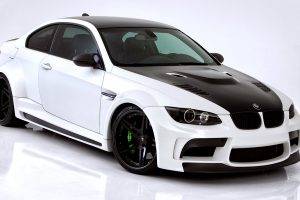 Beautiful White Car BMW M3