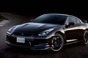 Black Car Nissan GTR