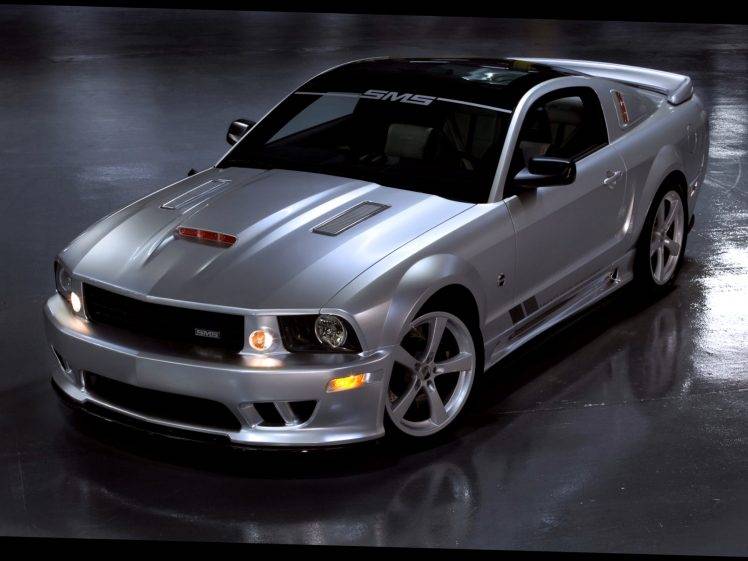 Ford Mustang Silver Car Picture HD Wallpaper Desktop Background
