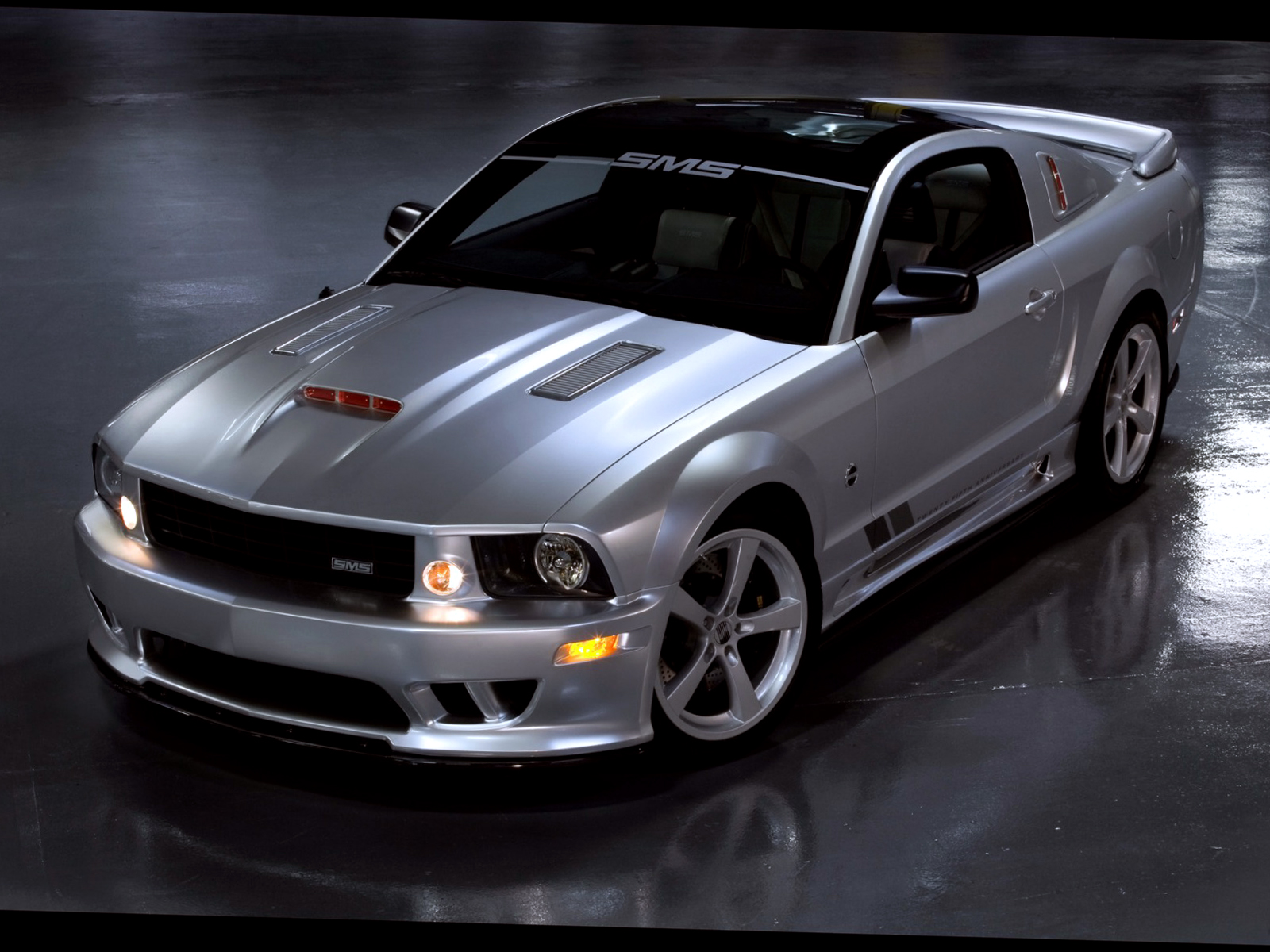 Ford Mustang Silver Car Picture Wallpaper